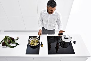 Индукционная варочная панель Баразза 1PI60IDB белая фото 2 в Новосибирске Индукционная варочная панель Barazza 1PI60IDB белая фото 2 в Новосибирске