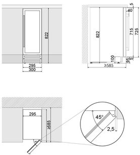 Встраиваемый винный шкаф Pando PVZB 30-16XL фото 4 в Новосибирске