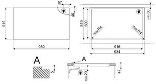 Варочная панель Смег SIA1963D фото 4 в Новосибирске Варочная панель Smeg SIA1963D фото 4 в Новосибирске