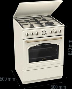 Комбинированная плита Gorenje GKS6C71CLI фото 4 в Новосибирске