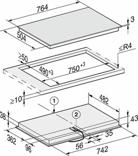 Варочная панель Miele KM 6542 FR фото 4 в Новосибирске