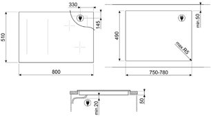 Варочная панель Смег SIM1864D фото 3 в Новосибирске Варочная панель Smeg SIM1864D фото 3 в Новосибирске