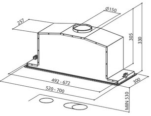 Вытяжка Faber INCA LUX 2.0 EG8 X A70 фото 3 в Новосибирске