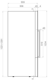 Встраиваемый винный шкаф Pando PVMAVP 124-70CRR фото 4 в Новосибирске