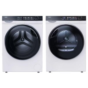 Haier (стиральная машина HW100-BD14378 + сушильная машина HD100-A2378) фото в Новосибирске