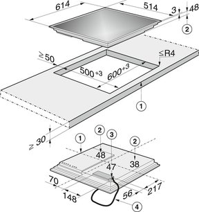Независимая варочная панель Миле KM 5920 фото 2 в Новосибирске Независимая варочная панель Miele KM 5920 фото 2 в Новосибирске