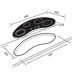 Варочная панель Тека VR TC 95 4I фото 2 в Новосибирске Варочная панель Teka VR TC 95 4I фото 2 в Новосибирске