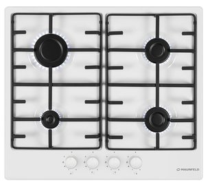 Газовая варочная панель MAUNFELD EGHE.64.3EW\G фото в Новосибирске Газовая варочная панель MAUNFELD EGHE.64.3EW\G фото в Новосибирске