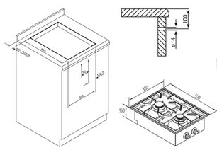 Варочная панель Илве HF40 фото 2 в Новосибирске Варочная панель Ilve HF40 фото 2 в Новосибирске