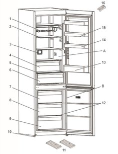 Холодильник Jacky`s JR FD20B2 фото 4 в Новосибирске