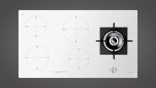 Варочная панель Фулгор Милано FCH 905 ID TS G DWK WH фото 2 в Новосибирске Варочная панель Fulgor Milano FCH 905 ID TS G DWK WH фото 2 в Новосибирске