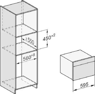 Встраиваемая пароварка Miele DGC 7845X GRGR фото 3 в Новосибирске