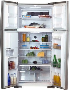 Холодильник Hitachi R-W722 PU1 INX фото 2 в Новосибирске