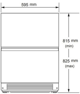 Встраиваемый под столешницу конвертируемый холодильник Signature Kitchen Suite SKSUD2402E фото 3 в Новосибирске