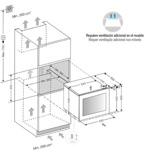 Встраиваемый винный шкаф Pando PVMA 45-18 PAR фото 3 в Новосибирске