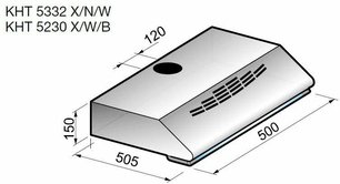 Вытяжка Korting KHT 5230 W фото 2 в Новосибирске