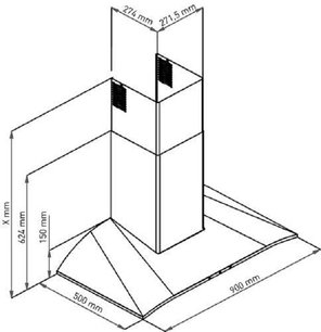 Вытяжка De Dietrich DHD1155B фото 2 в Новосибирске