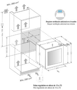 Встраиваемый винный шкаф Pando PVMAP 60-25 PAL фото 3 в Новосибирске