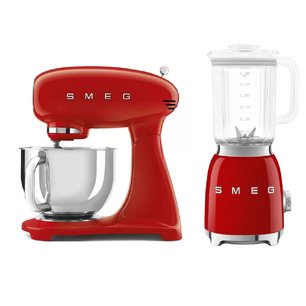 Smeg 50`s Style (блендер BLF03RDEU + миксер SMF03RDEU) фото в Новосибирске