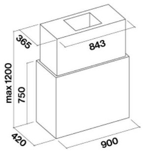 Вытяжка Фалмек Laguna isola 90 Inox Pannellabile (800) фото 4 в Новосибирске Вытяжка Falmec Laguna isola 90 Inox Pannellabile (800) фото 4 в Новосибирске