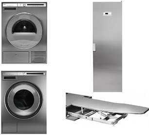 Asko Logic 23 (стиральная машина W4086C.T/3 + сушильная машина T408HD.T.P + сушильный шкаф DC7784 V.S + гладильная доска HI1153T) фото в Новосибирске Asko Logic 23 (стиральная машина W4086C.T/3 + сушильная машина T408HD.T.P + сушильный шкаф DC7784 V.S + гладильная доска HI1153T) фото в Новосибирске