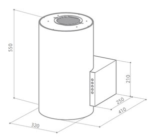 Вытяжка Фабер Bios EG6 RD/XS F32 фото 3 в Новосибирске Вытяжка Faber Bios EG6 RD/XS F32 фото 3 в Новосибирске