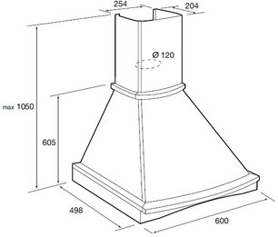 Вытяжка Korting KHC 6740 RN Wood фото 2 в Новосибирске