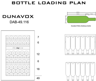 Винный шкаф Dunavox DAB-49.116DW.TO фото 3 в Новосибирске