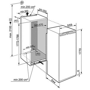 Встраиваемый холодильник Либхер IKB 1910 Comfort фото 3 в Новосибирске Встраиваемый холодильник Liebherr IKB 1910 Comfort фото 3 в Новосибирске