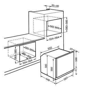 Духовой шкаф Smeg SFP120B-1 фото 2 в Новосибирске