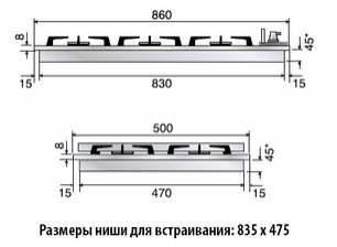 Варочная панель Илве H906CNV Ant/C фото 2 в Новосибирске Варочная панель Ilve H906CNV Ant/C фото 2 в Новосибирске