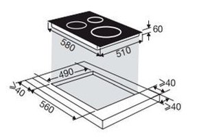 Индукционная варочная панель Брандт BPI164DUB фото 3 в Новосибирске Индукционная варочная панель Brandt BPI164DUB фото 3 в Новосибирске
