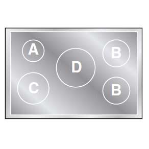 Варочная панель Илве HPI-90 фото 2 в Новосибирске Варочная панель Ilve HPI-90 фото 2 в Новосибирске