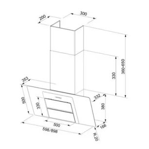 Вытяжка Фабер NORTHIA EG8+ BK A90 фото 2 в Новосибирске Вытяжка Faber NORTHIA EG8+ BK A90 фото 2 в Новосибирске
