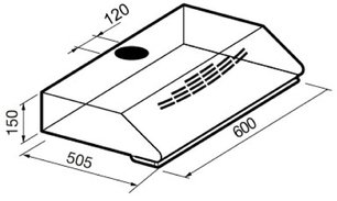Вытяжка Korting KHT 6230 X фото 2 в Новосибирске