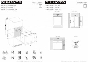 Винный шкаф Dunavox DAB-25.62DOP.TO фото 3 в Новосибирске