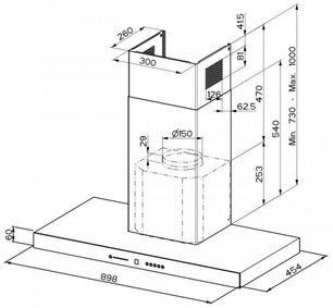 Вытяжка Faber T-AIR KL A90 фото 4 в Новосибирске