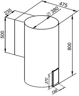Вытяжка Kuppersberg WL-MOTUBA Gold фото 4 в Новосибирске