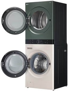Стиральная машина Лджи W1S1CVKK2HM WashTower фото 2 в Новосибирске Стиральная машина LG W1S1CVKK2HM WashTower фото 2 в Новосибирске