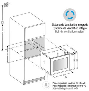 Встраиваемый винный шкаф Pando PVMAVP 45-18CRL фото 3 в Новосибирске