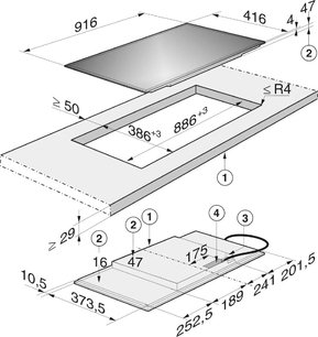 Индукционная панель Miele KM6379 FACETTE фото 3 в Новосибирске