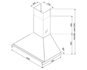 Вытяжка Smeg KD100HXE фото 2 в Новосибирске