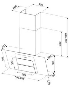 Вытяжка Фабер NORTHIA EG8+ WH A90 фото 2 в Новосибирске Вытяжка Faber NORTHIA EG8+ WH A90 фото 2 в Новосибирске