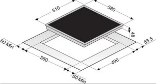 Варочная панель Зигмунд Штайн CNS 119.60 BX фото 3 в Новосибирске Варочная панель Zigmund Shtain CNS 119.60 BX фото 3 в Новосибирске
