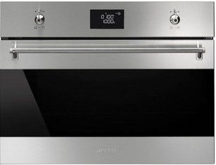 Компактный многофункциональный духовой шкаф Смег SF4390MCX фото в Новосибирске Компактный многофункциональный духовой шкаф Smeg SF4390MCX фото в Новосибирске