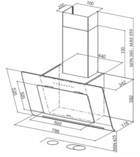 Вытяжка Faber INFINITY ACT WH A80 фото 3 в Новосибирске