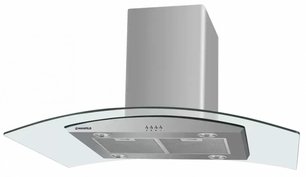 Кухонная вытяжка MAUNFELD Ancona PlusA 90 нержавеющая сталь\прозрачное стекло фото в Новосибирске