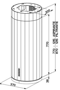 Вытяжка Faber CORINTHIA ISOLA EV8P X/OM A37 фото 4 в Новосибирске