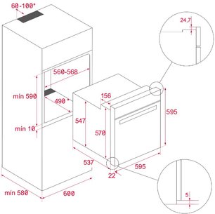 Духовой шкаф Teka HBB 720 BK фото 2 в Новосибирске
