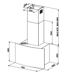 Вытяжка Faber Screen EG8 X/V W A75 Active фото 3 в Новосибирске